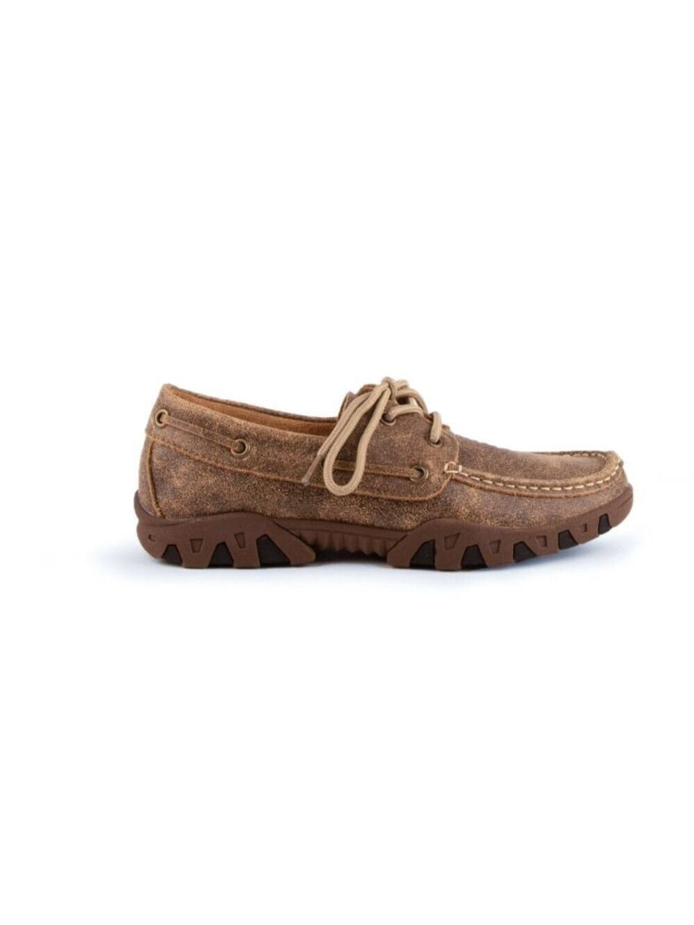 Ferrini Brown Leather Loafer Size 6.5